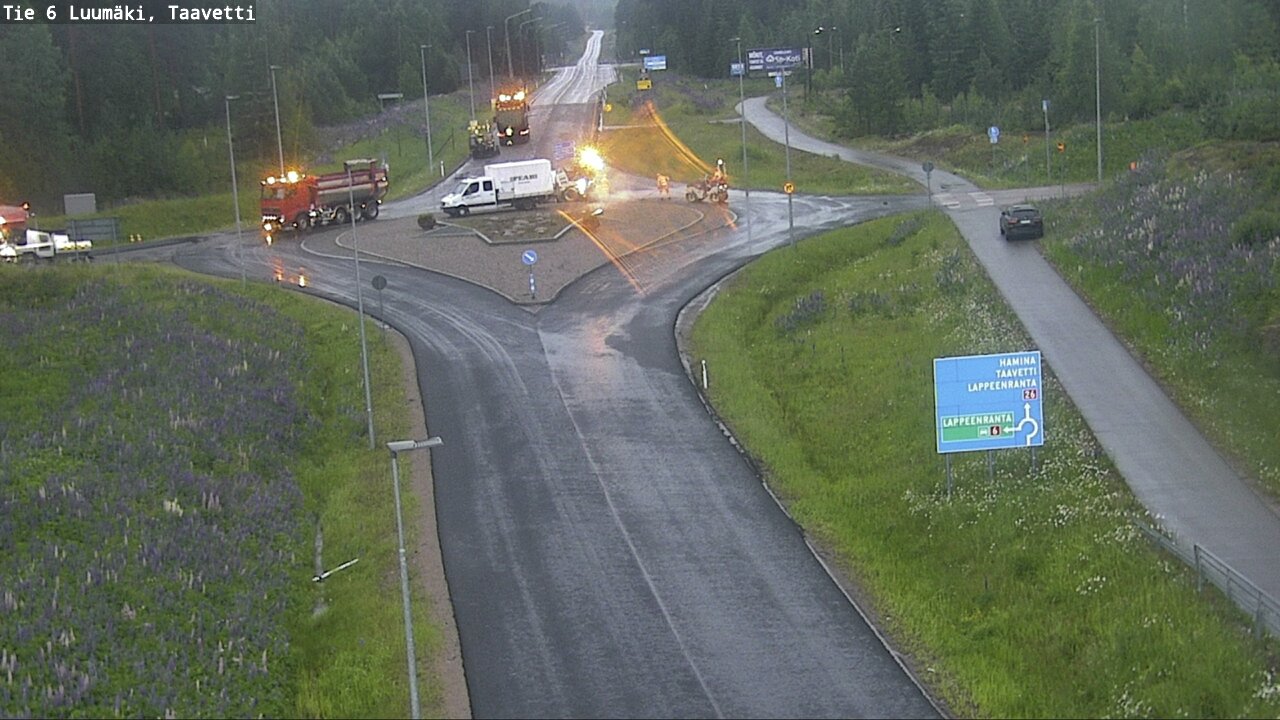 Kelikamerat Kuva Tie 6 Luumäki, Taavetti, Luumäki, Etelä-Karjala