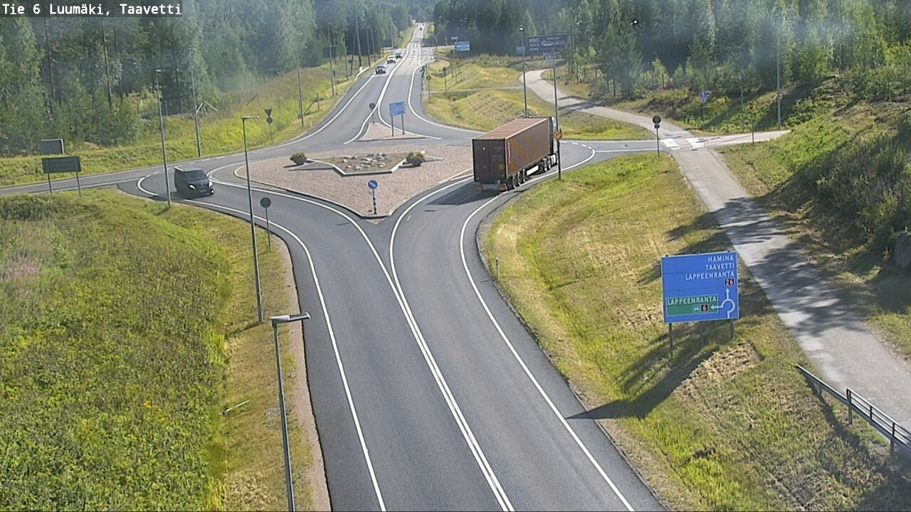 Kelikamerat Kuva Tie 6 Luumäki, Taavetti, Luumäki, Etelä-Karjala