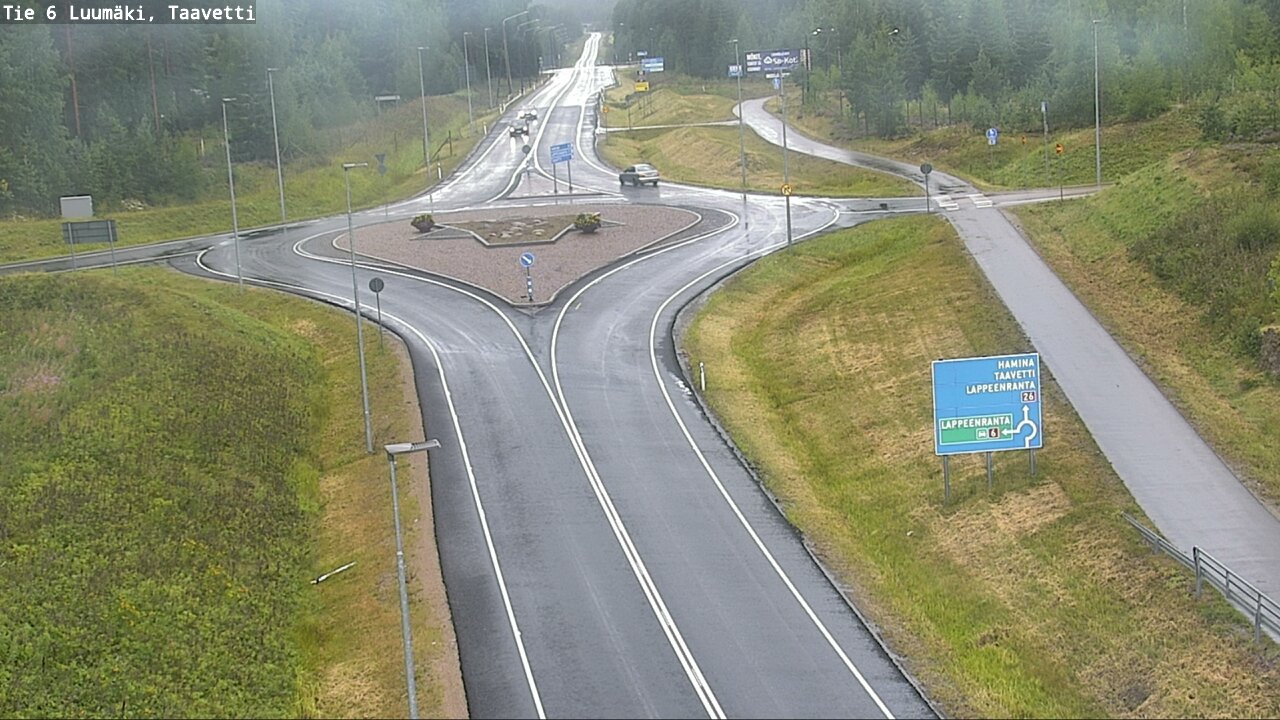 Kelikamerat Kuva Tie 6 Luumäki, Taavetti, Luumäki, Etelä-Karjala