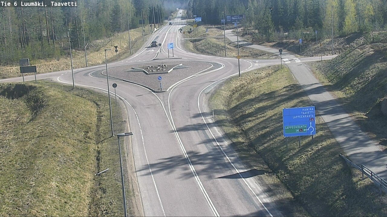 Kelikamerat Kuva Tie 6 Luumäki, Taavetti, Luumäki, Etelä-Karjala