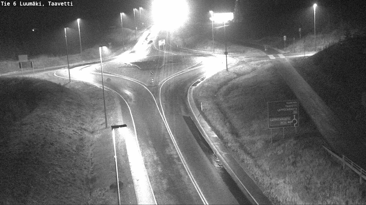 Weather Camera Image Road 6 Luumäki, Taavetti, Luumäki, Etelä-Karjala