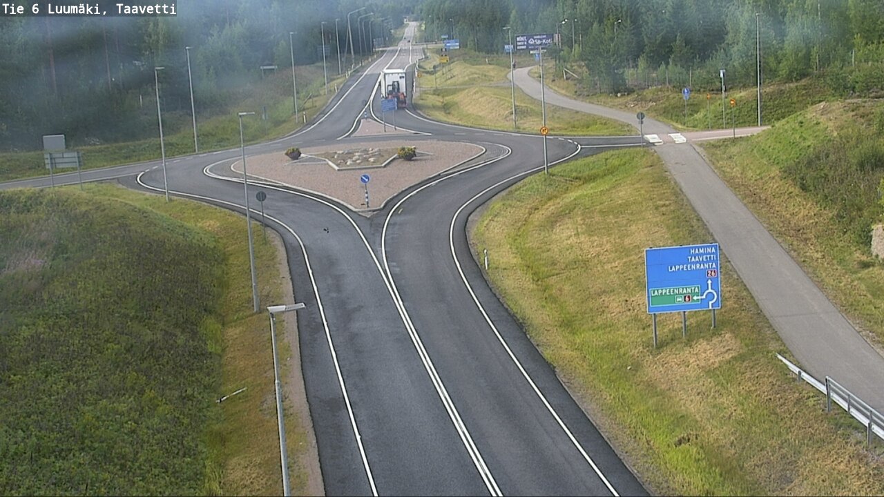 Weather Camera Image Road 6 Luumäki, Taavetti, Luumäki, Etelä-Karjala