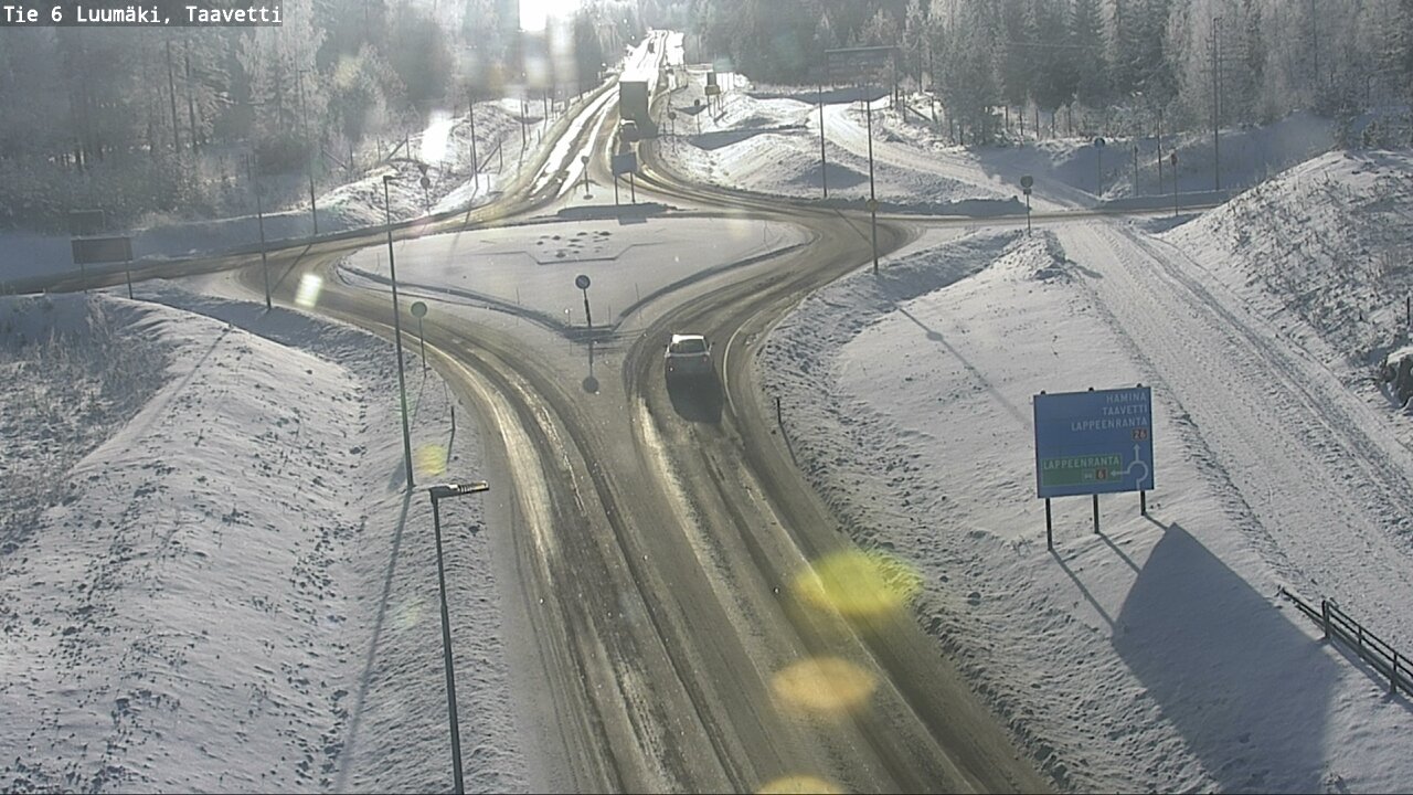 Kelikamerat Kuva Tie 6 Luumäki, Taavetti, Luumäki, Etelä-Karjala