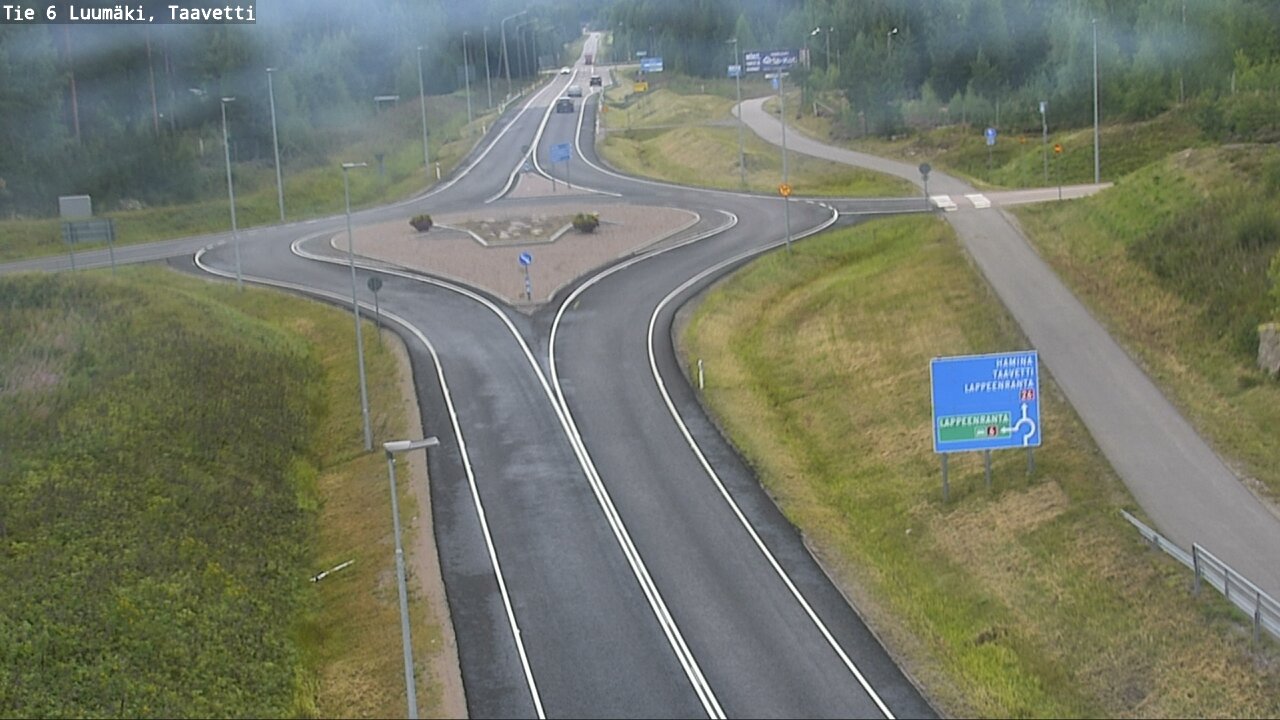 Weather Camera Image Road 6 Luumäki, Taavetti, Luumäki, Etelä-Karjala