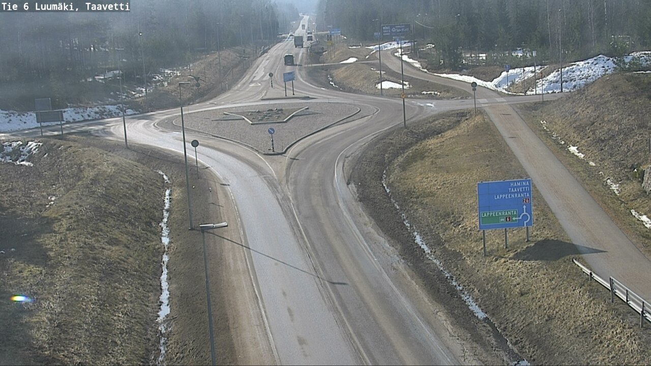 Weather Camera Image Väg 6 Luumäki, Taavetti, Luumäki, Etelä-Karjala