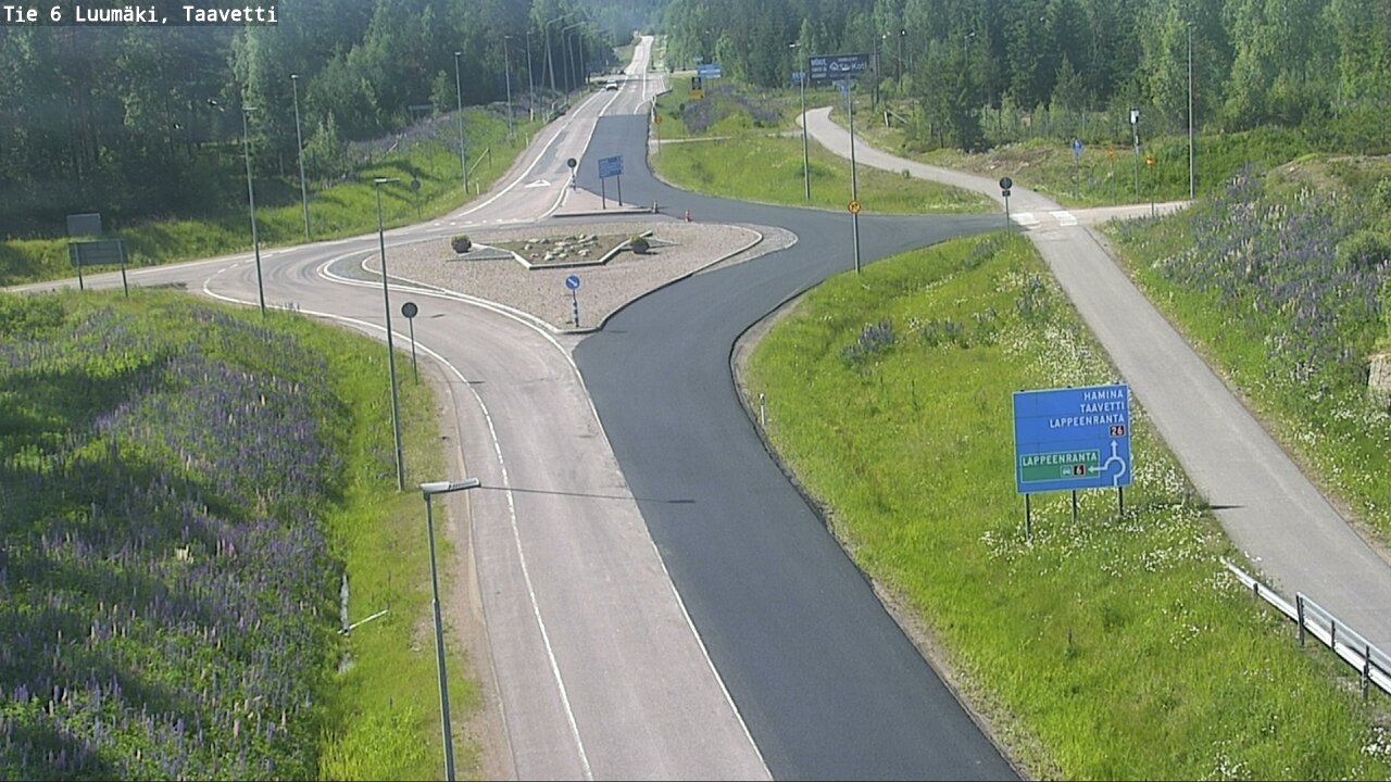 Kelikamerat Kuva Tie 6 Luumäki, Taavetti, Luumäki, Etelä-Karjala