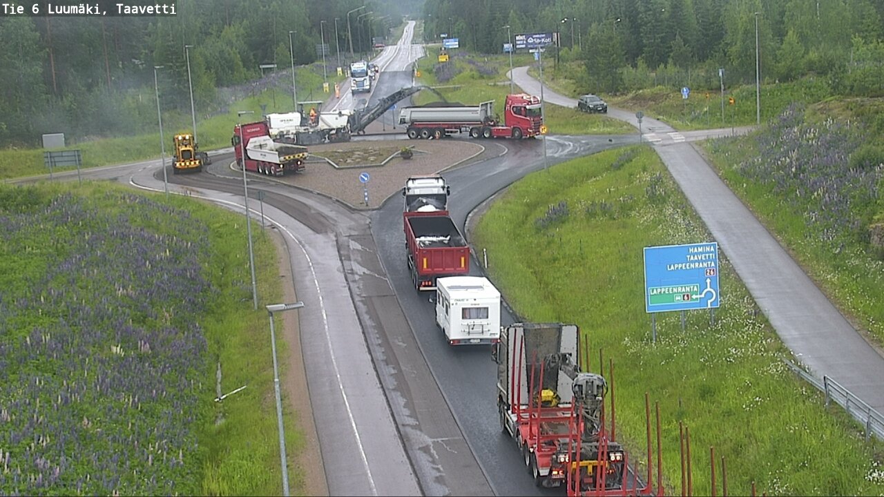 Kelikamerat Kuva Tie 6 Luumäki, Taavetti, Luumäki, Etelä-Karjala