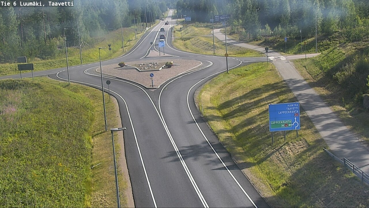 Kelikamerat Kuva Tie 6 Luumäki, Taavetti, Luumäki, Etelä-Karjala