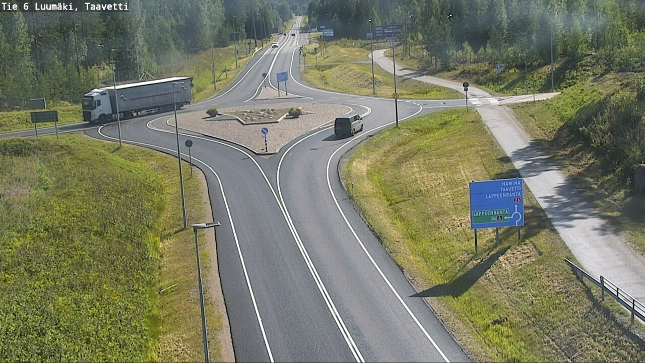 Kelikamerat Kuva Tie 6 Luumäki, Taavetti, Luumäki, Etelä-Karjala