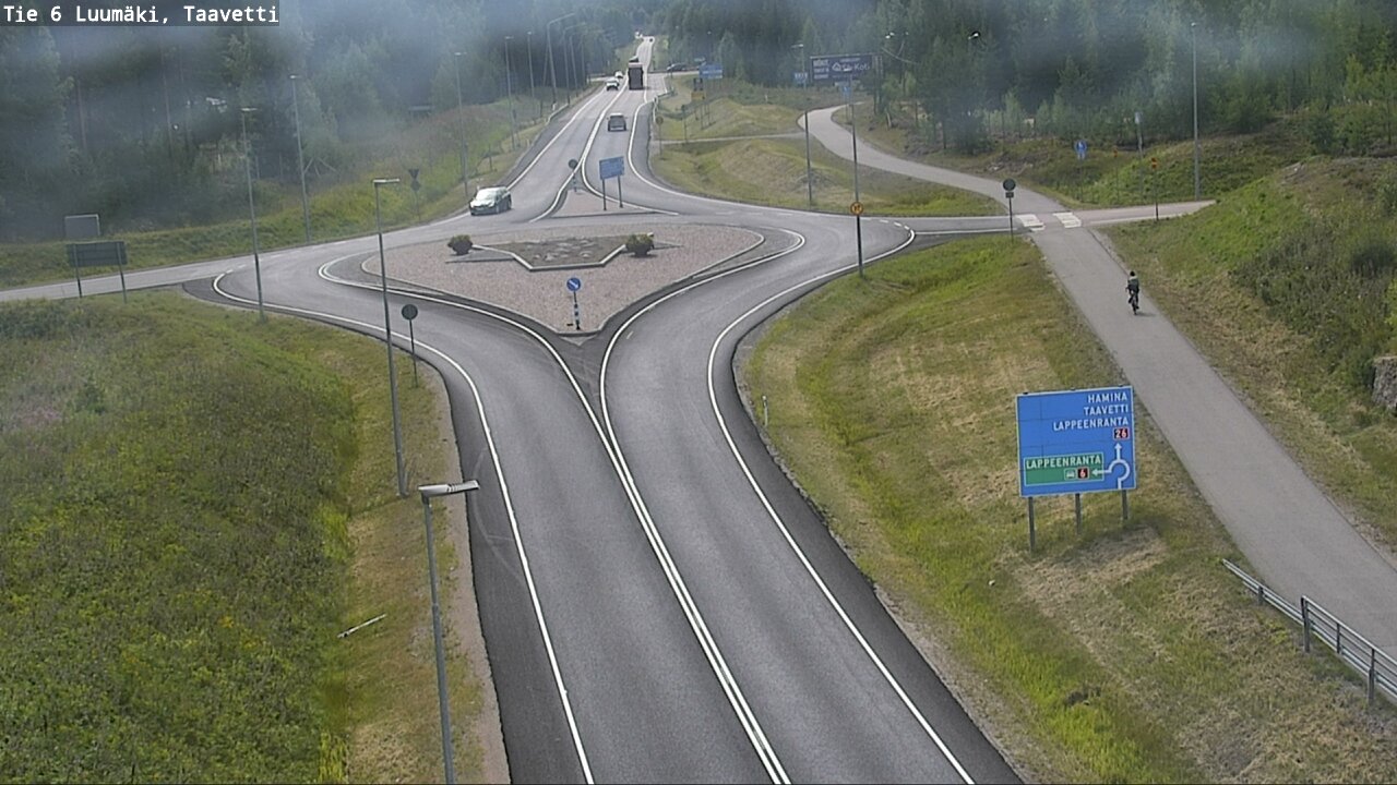 Kelikamerat Kuva Tie 6 Luumäki, Taavetti, Luumäki, Etelä-Karjala