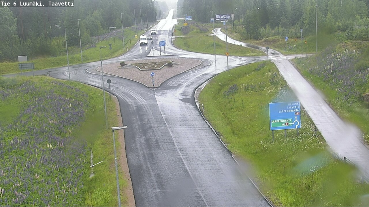 Weather Camera Image Väg 6 Luumäki, Taavetti, Luumäki, Etelä-Karjala