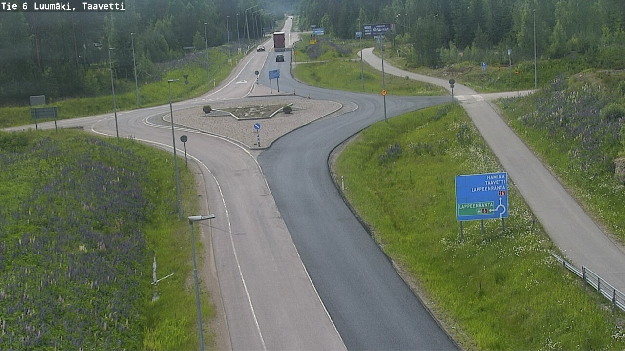 Kelikamerat Kuva Tie 6 Luumäki, Taavetti, Luumäki, Etelä-Karjala