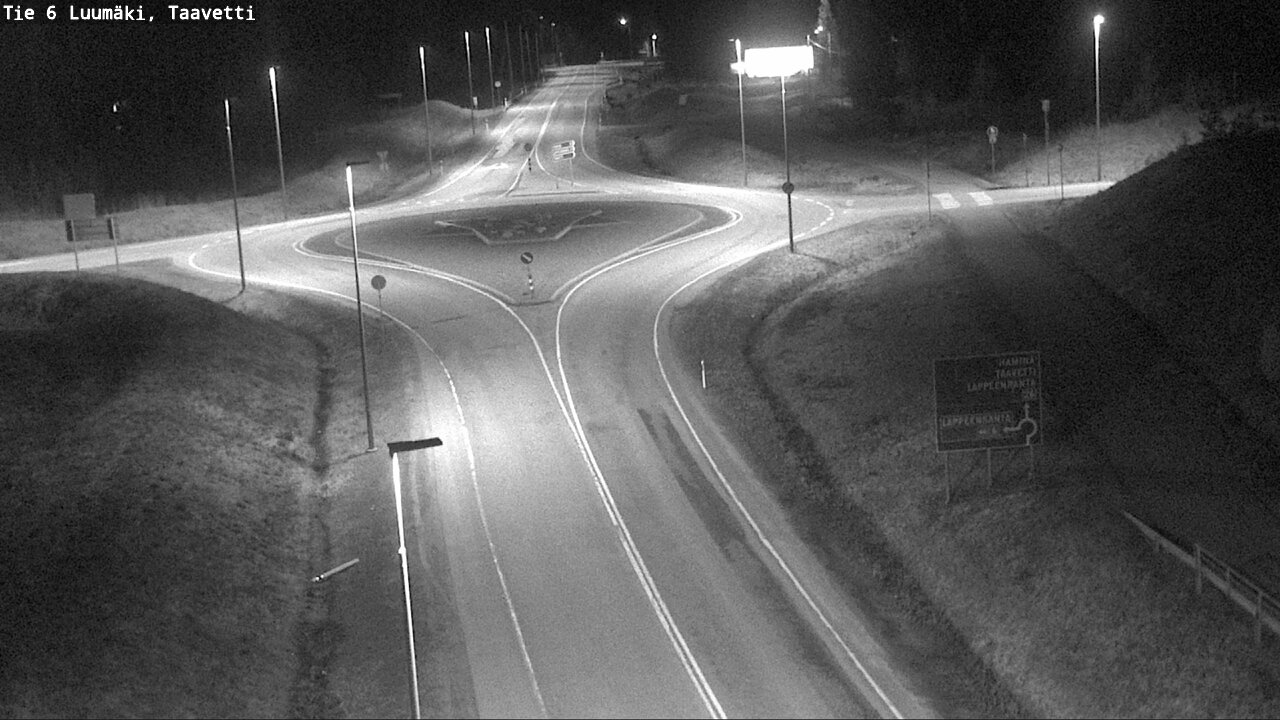 Weather Camera Image Väg 6 Luumäki, Taavetti, Luumäki, Etelä-Karjala