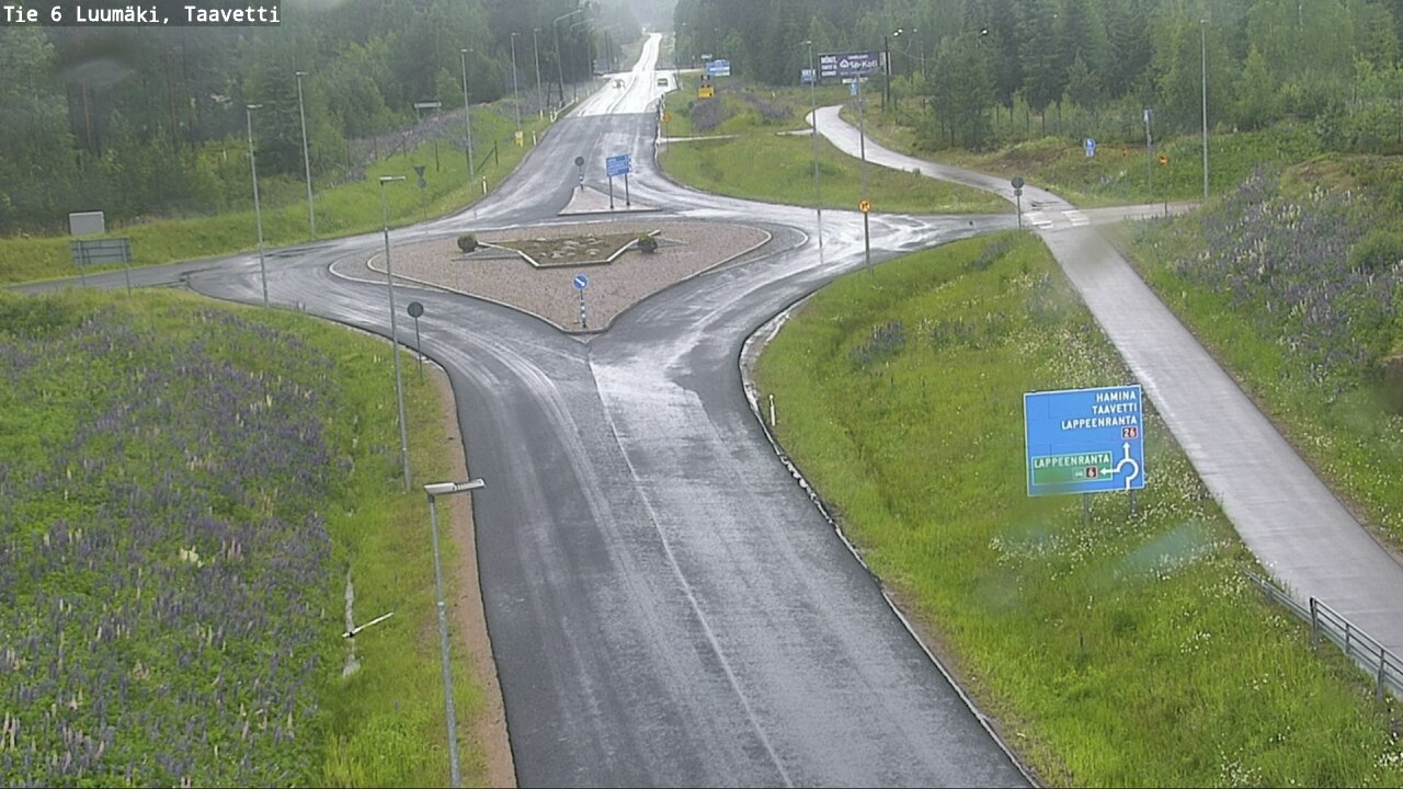 Weather Camera Image Väg 6 Luumäki, Taavetti, Luumäki, Etelä-Karjala