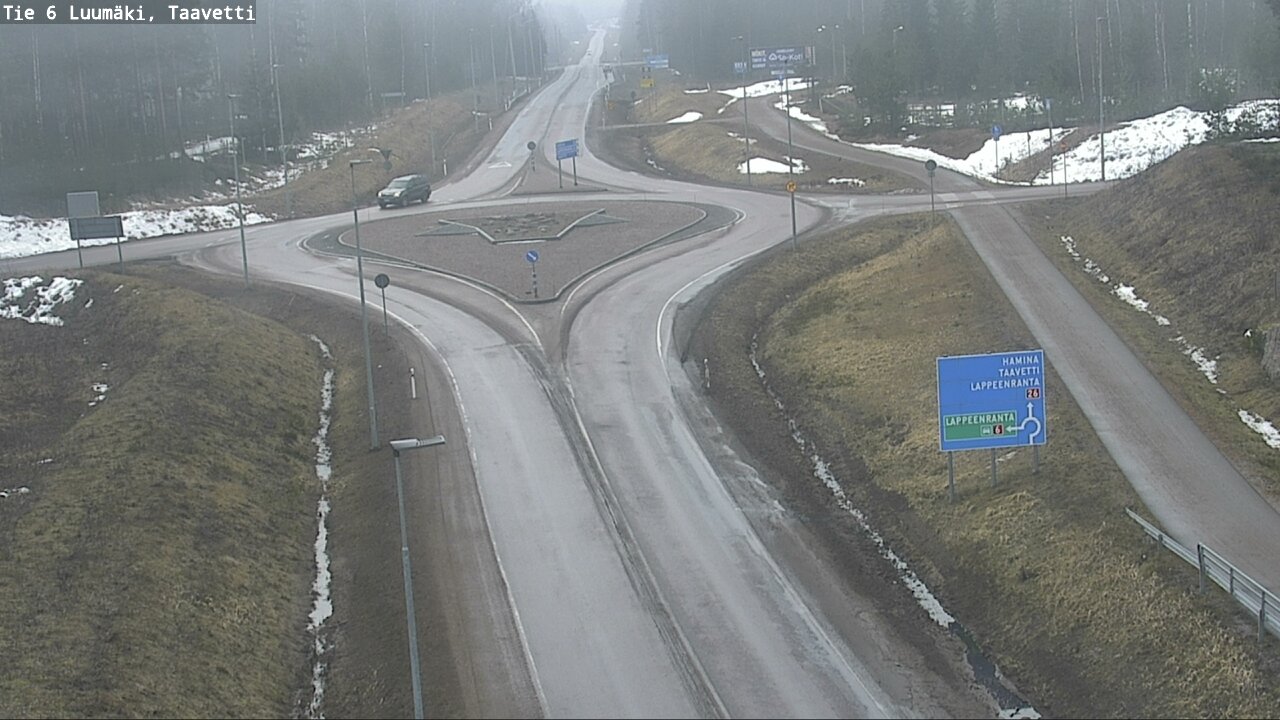 Weather Camera Image Väg 6 Luumäki, Taavetti, Luumäki, Etelä-Karjala