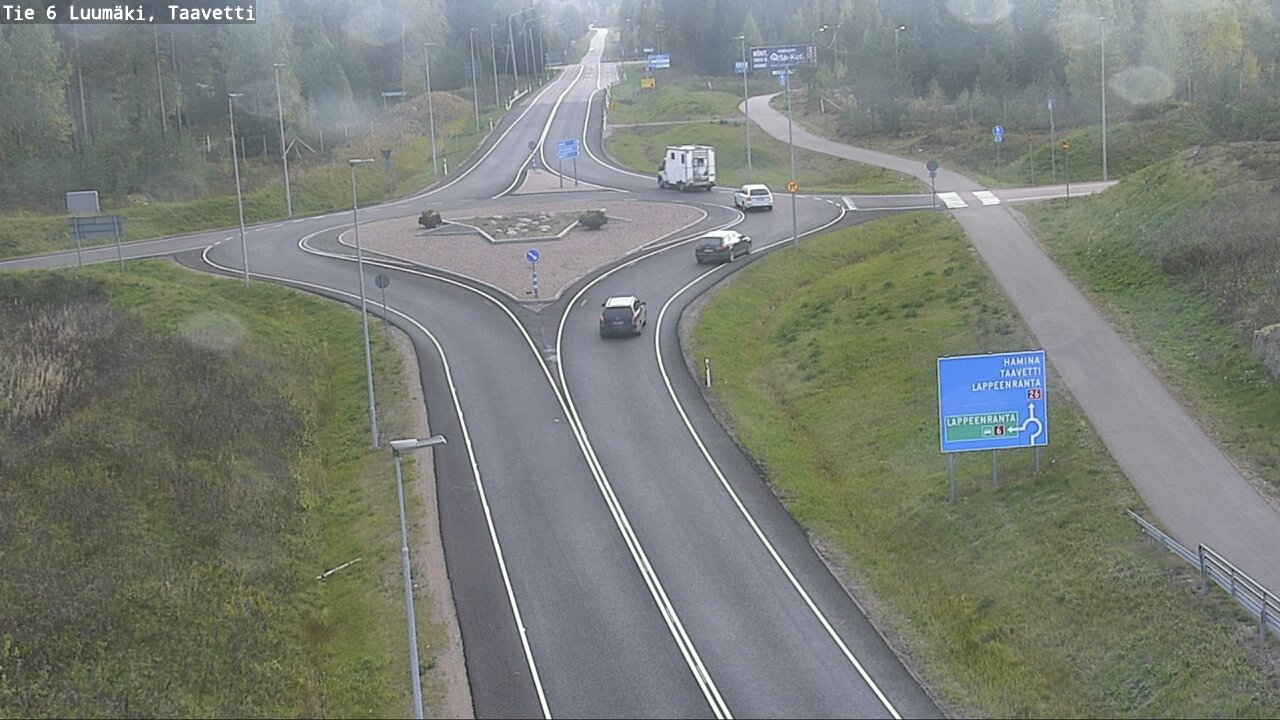 Kelikamerat Kuva Tie 6 Luumäki, Taavetti, Luumäki, Etelä-Karjala