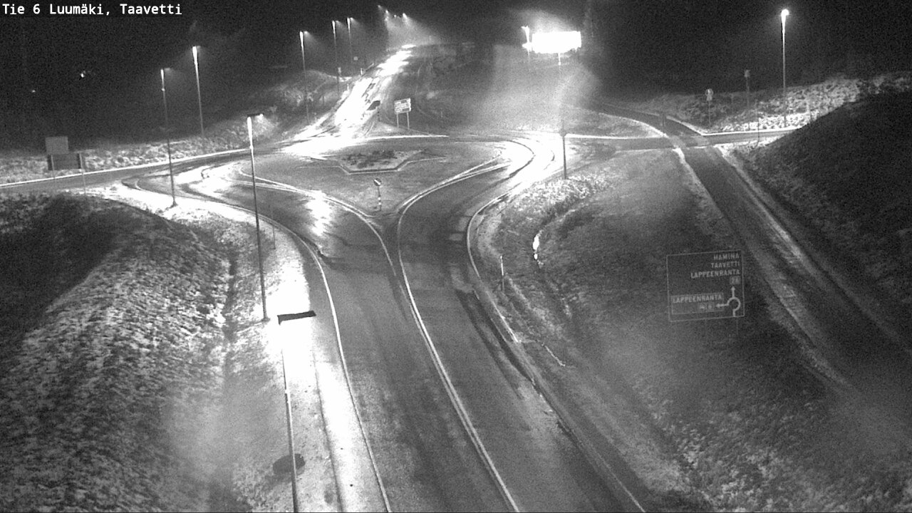 Weather Camera Image Väg 6 Luumäki, Taavetti, Luumäki, Etelä-Karjala