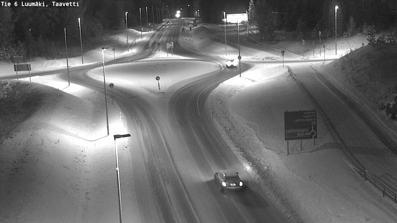 Weather Camera Image Road 6 Luumäki, Taavetti, Luumäki, Etelä-Karjala