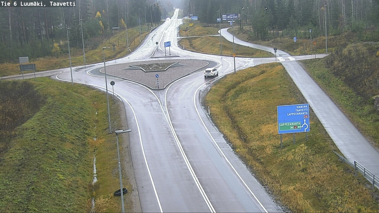 Weather Camera Image Väg 6 Luumäki, Taavetti, Luumäki, Etelä-Karjala