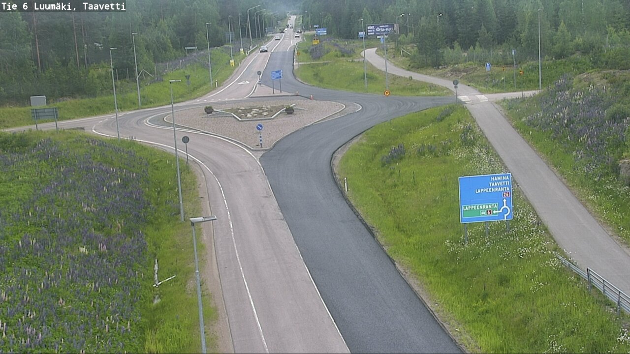 Kelikamerat Kuva Tie 6 Luumäki, Taavetti, Luumäki, Etelä-Karjala