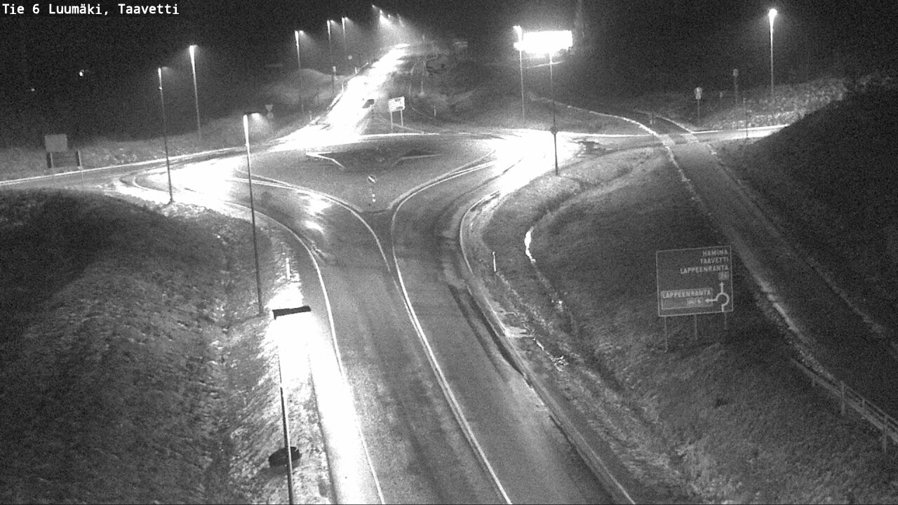 Weather Camera Image Road 6 Luumäki, Taavetti, Luumäki, Etelä-Karjala