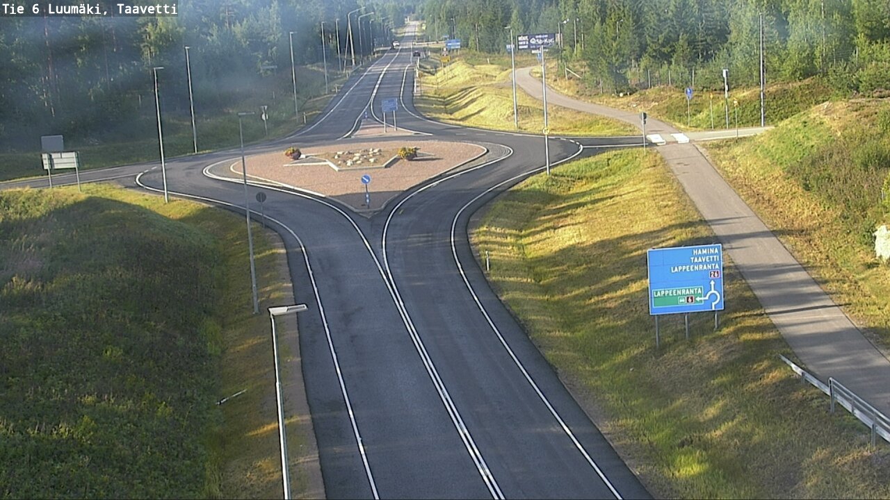 Weather Camera Image Road 6 Luumäki, Taavetti, Luumäki, Etelä-Karjala