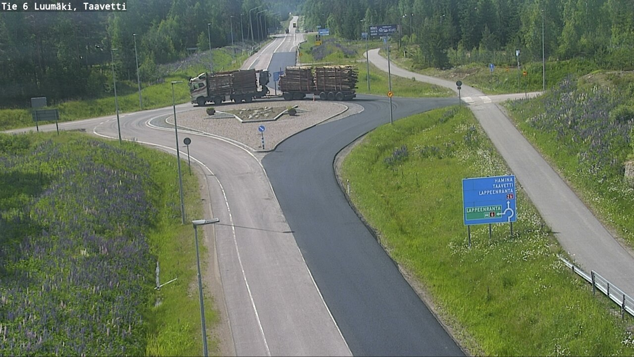 Kelikamerat Kuva Tie 6 Luumäki, Taavetti, Luumäki, Etelä-Karjala