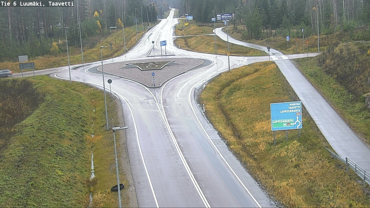 Weather Camera Image Väg 6 Luumäki, Taavetti, Luumäki, Etelä-Karjala