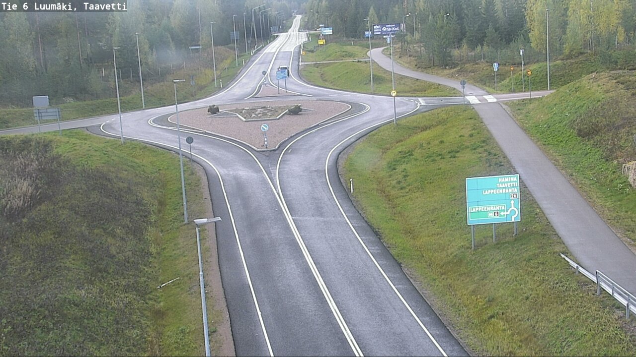 Weather Camera Image Road 6 Luumäki, Taavetti, Luumäki, Etelä-Karjala