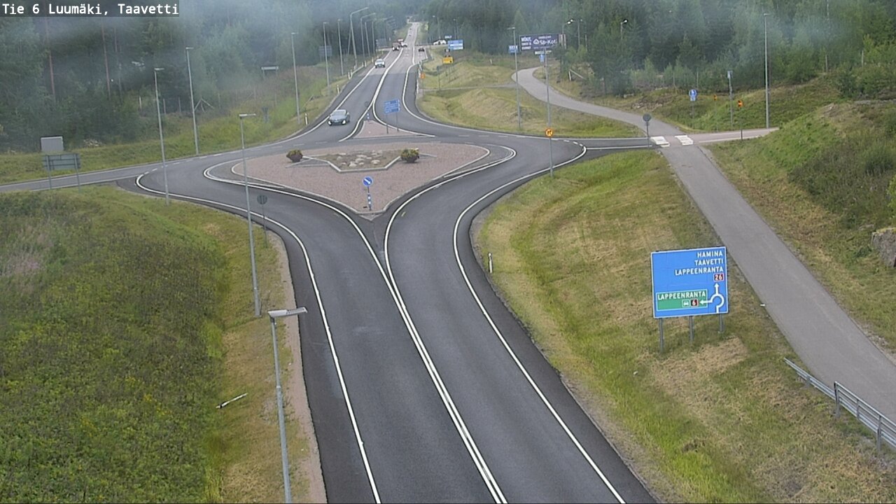 Weather Camera Image Väg 6 Luumäki, Taavetti, Luumäki, Etelä-Karjala