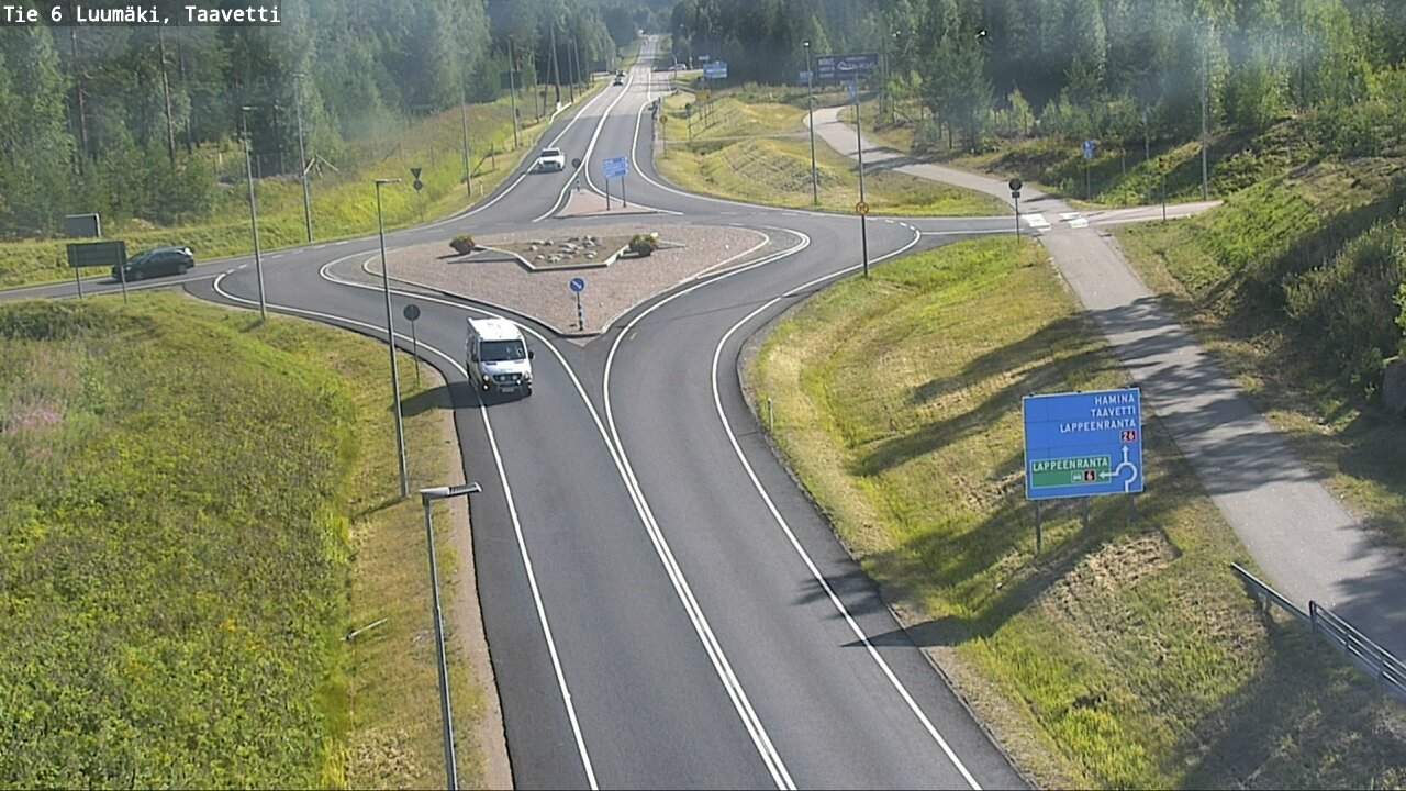 Kelikamerat Kuva Tie 6 Luumäki, Taavetti, Luumäki, Etelä-Karjala