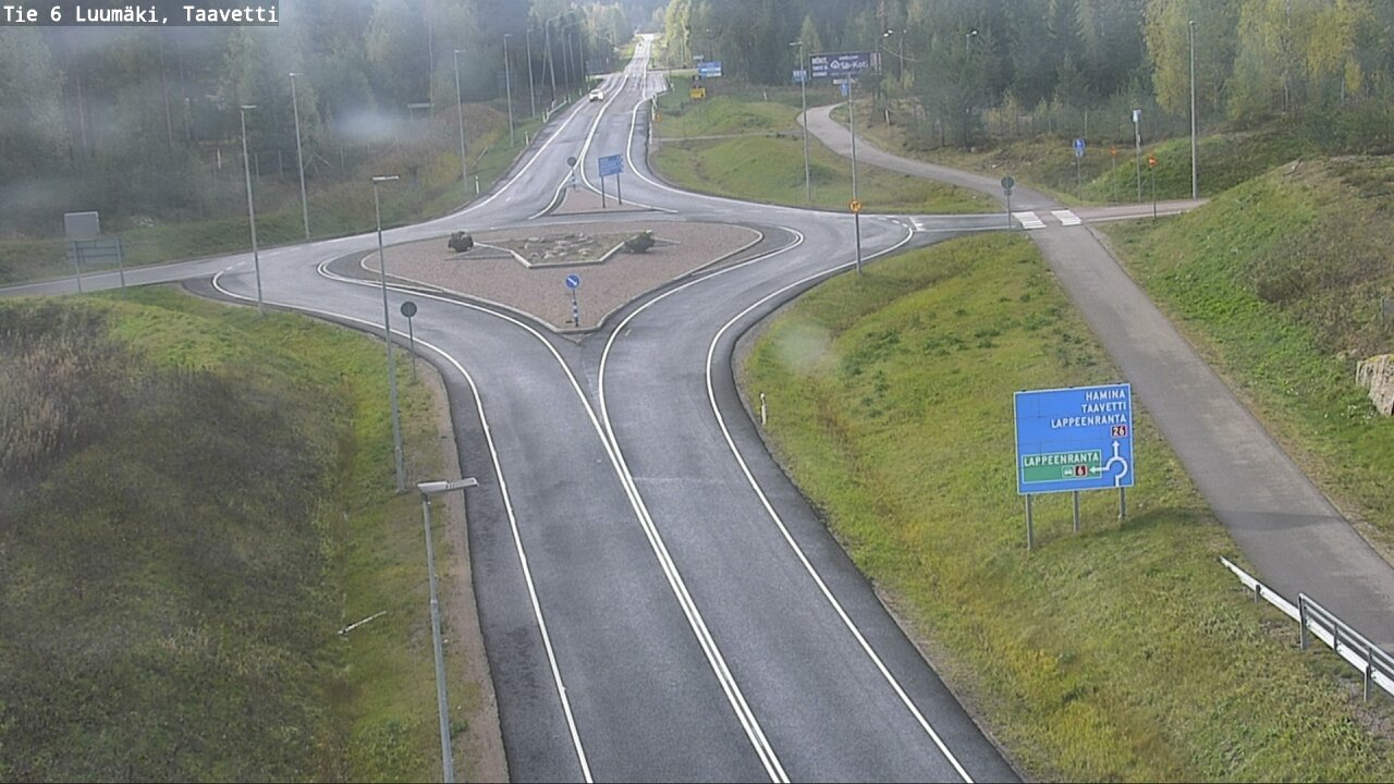 Weather Camera Image Road 6 Luumäki, Taavetti, Luumäki, Etelä-Karjala