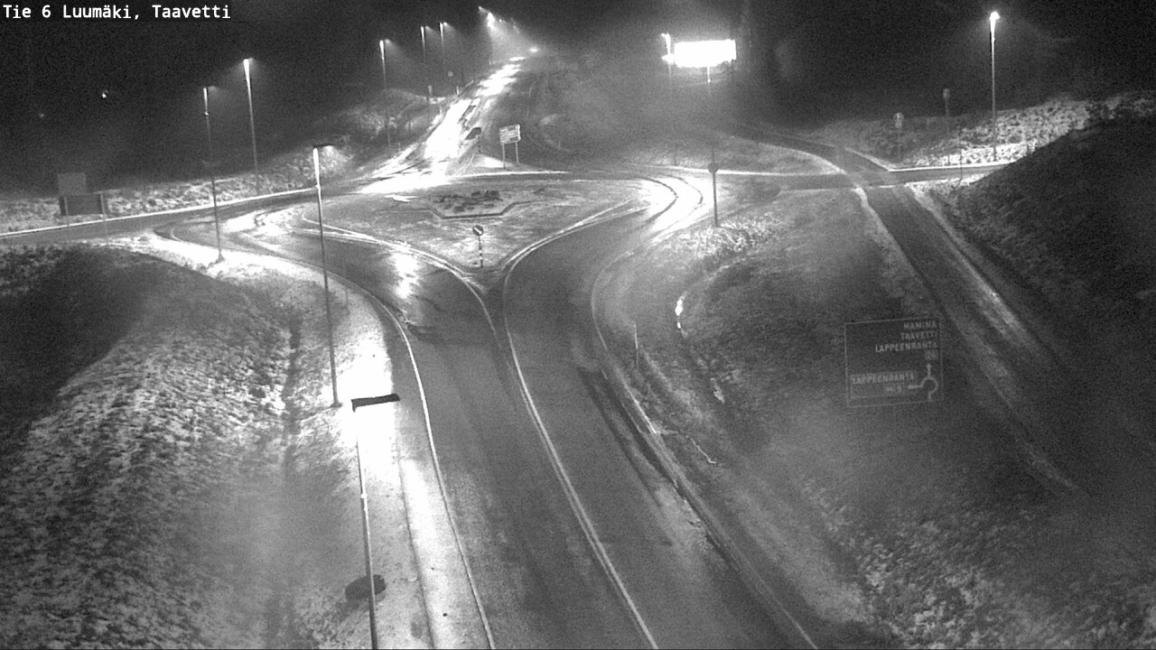Weather Camera Image Väg 6 Luumäki, Taavetti, Luumäki, Etelä-Karjala