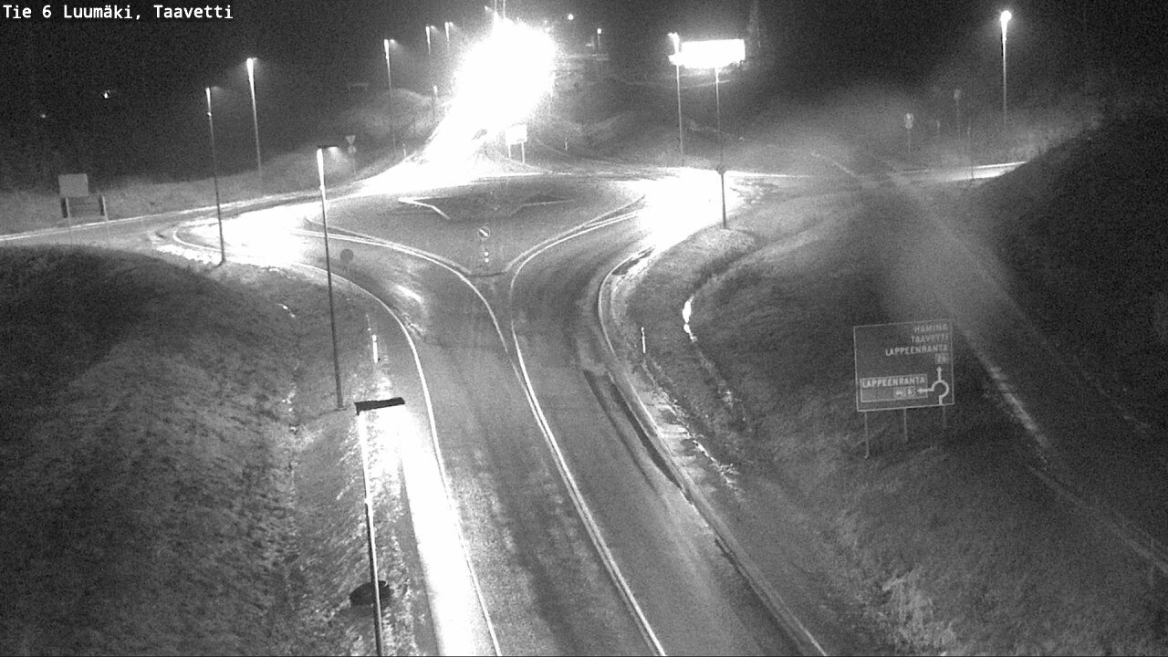 Weather Camera Image Road 6 Luumäki, Taavetti, Luumäki, Etelä-Karjala