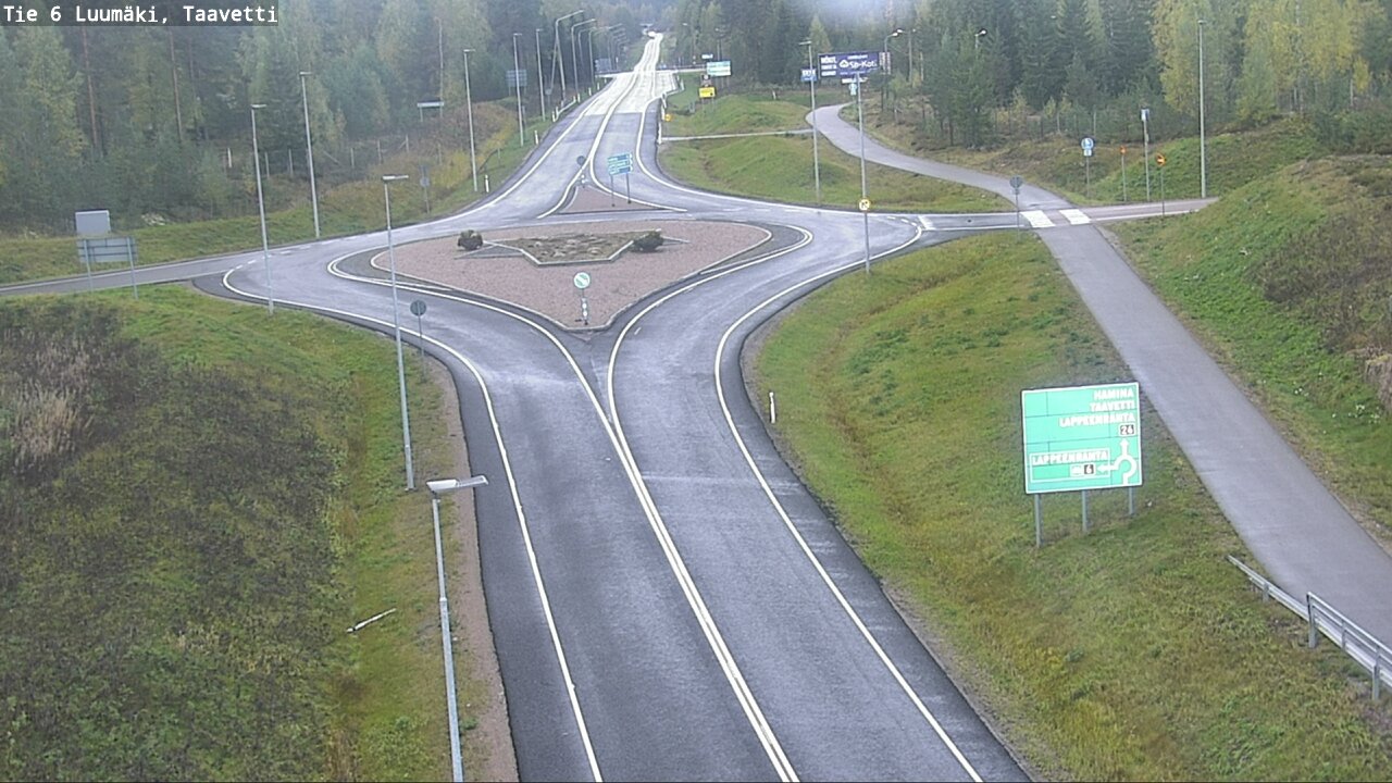 Weather Camera Image Väg 6 Luumäki, Taavetti, Luumäki, Etelä-Karjala