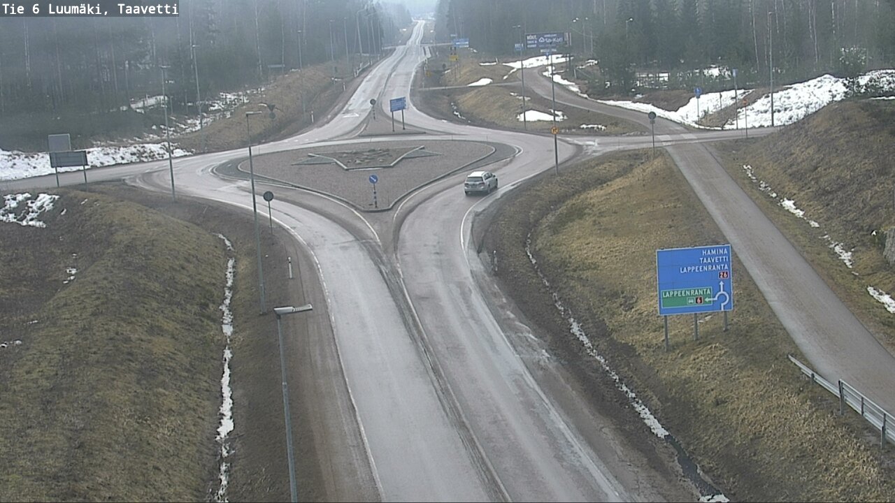 Weather Camera Image Väg 6 Luumäki, Taavetti, Luumäki, Etelä-Karjala