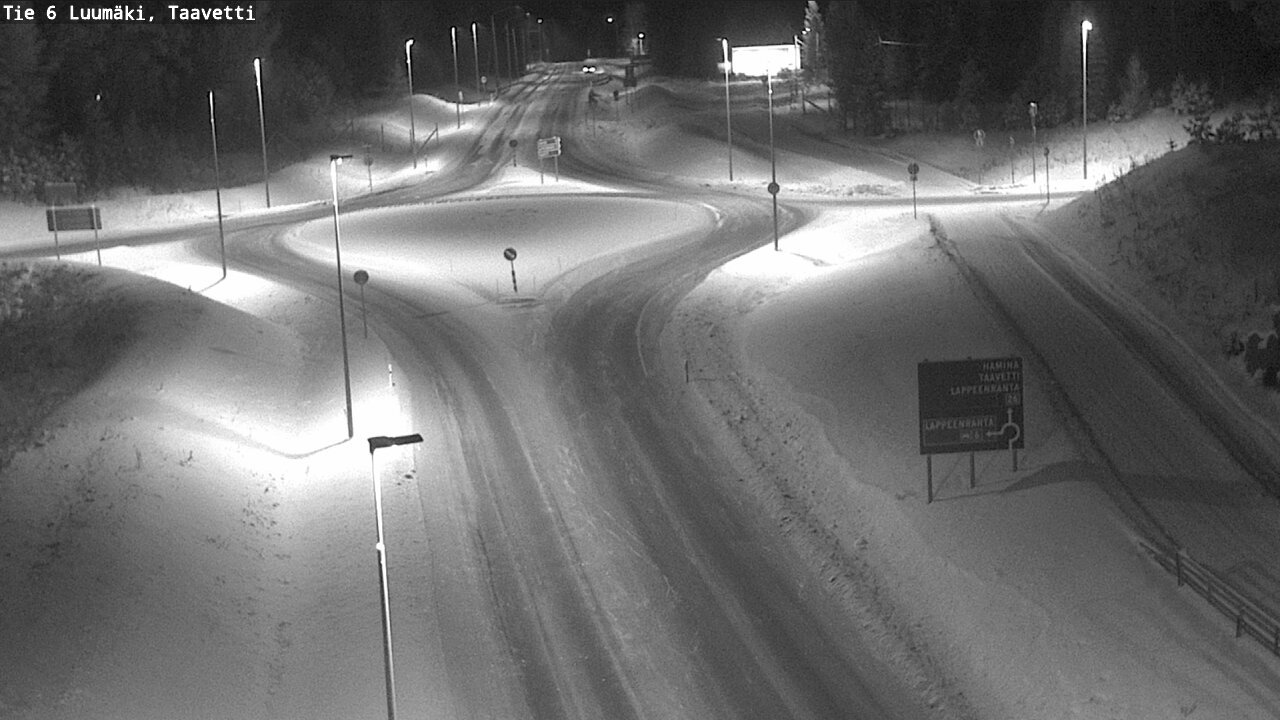 Weather Camera Image Road 6 Luumäki, Taavetti, Luumäki, Etelä-Karjala