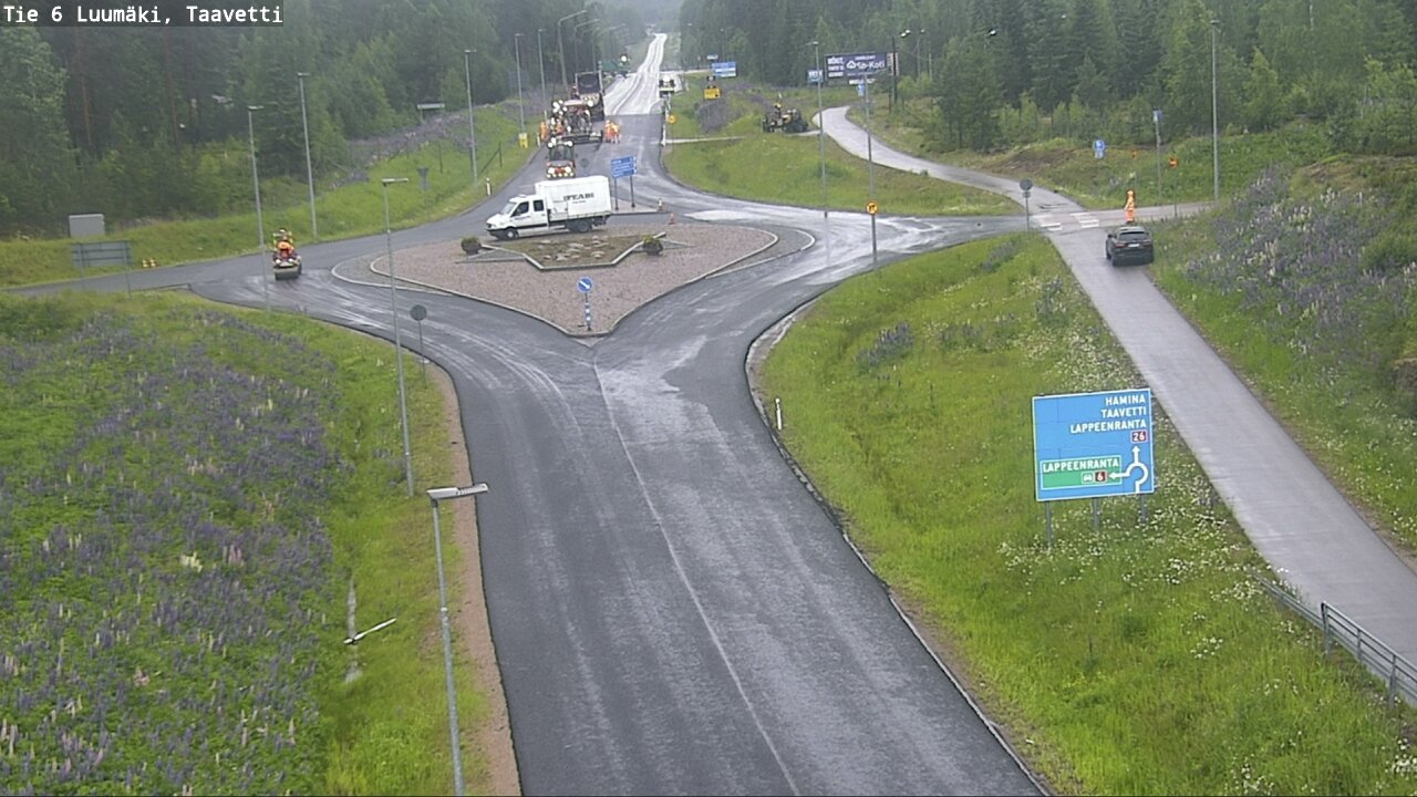 Kelikamerat Kuva Tie 6 Luumäki, Taavetti, Luumäki, Etelä-Karjala