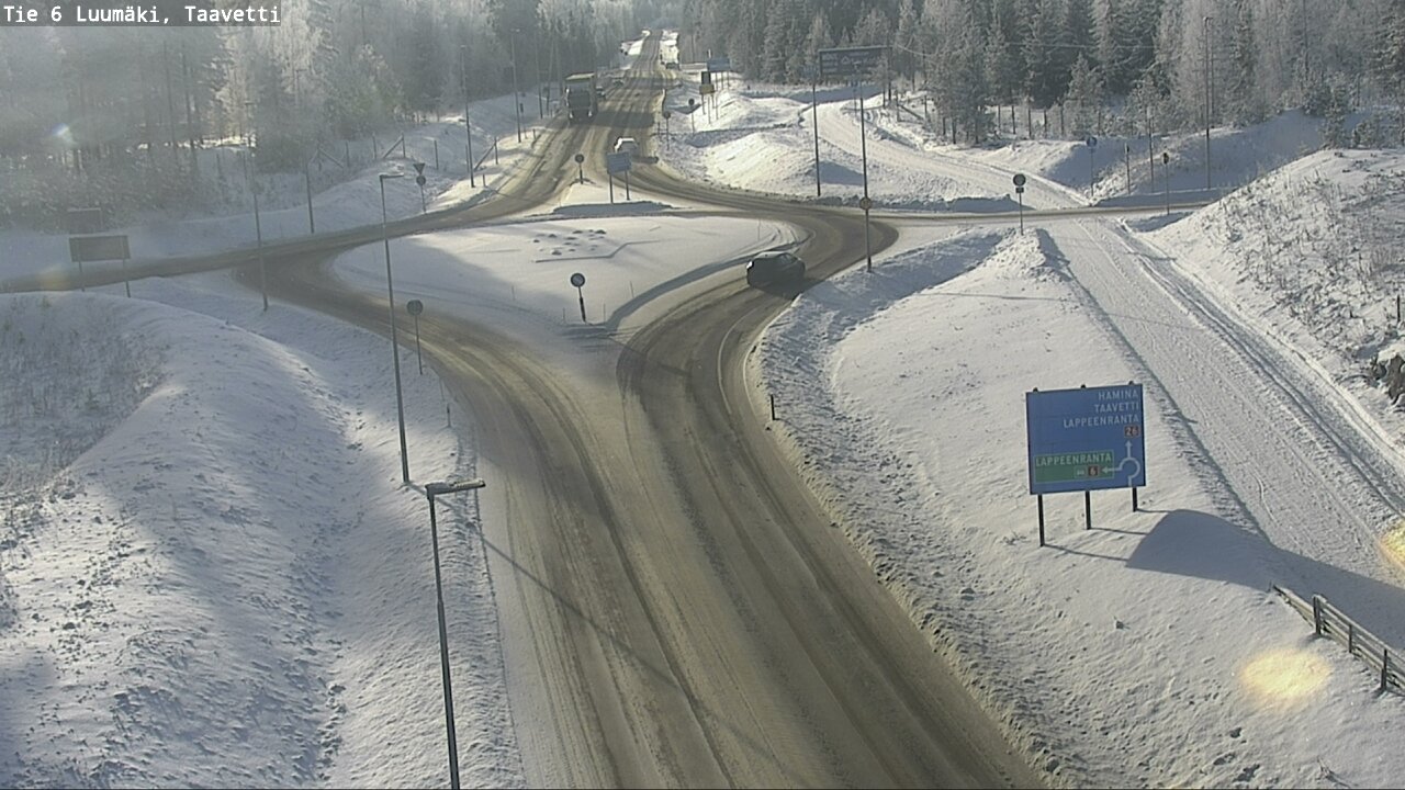 Kelikamerat Kuva Tie 6 Luumäki, Taavetti, Luumäki, Etelä-Karjala