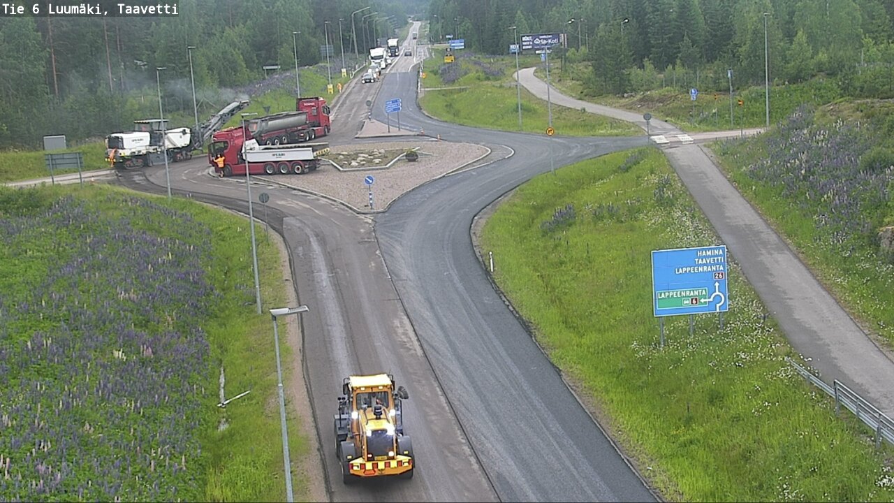 Kelikamerat Kuva Tie 6 Luumäki, Taavetti, Luumäki, Etelä-Karjala