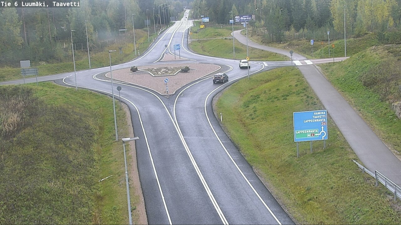 Weather Camera Image Road 6 Luumäki, Taavetti, Luumäki, Etelä-Karjala