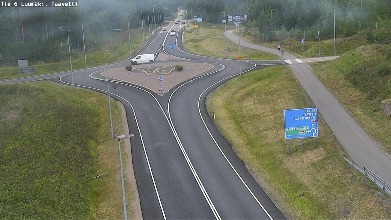 Weather Camera Image Väg 6 Luumäki, Taavetti, Luumäki, Etelä-Karjala
