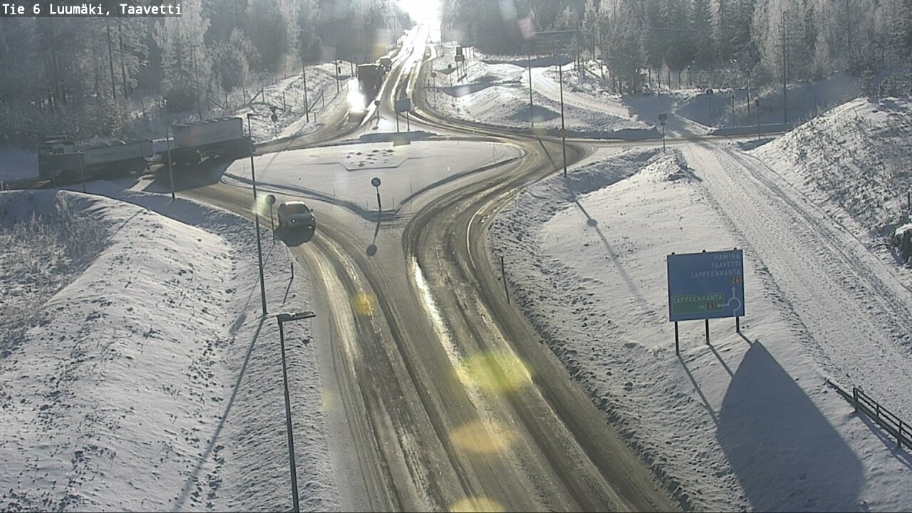 Kelikamerat Kuva Tie 6 Luumäki, Taavetti, Luumäki, Etelä-Karjala