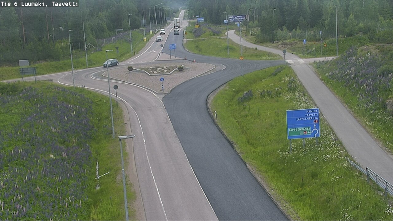 Kelikamerat Kuva Tie 6 Luumäki, Taavetti, Luumäki, Etelä-Karjala