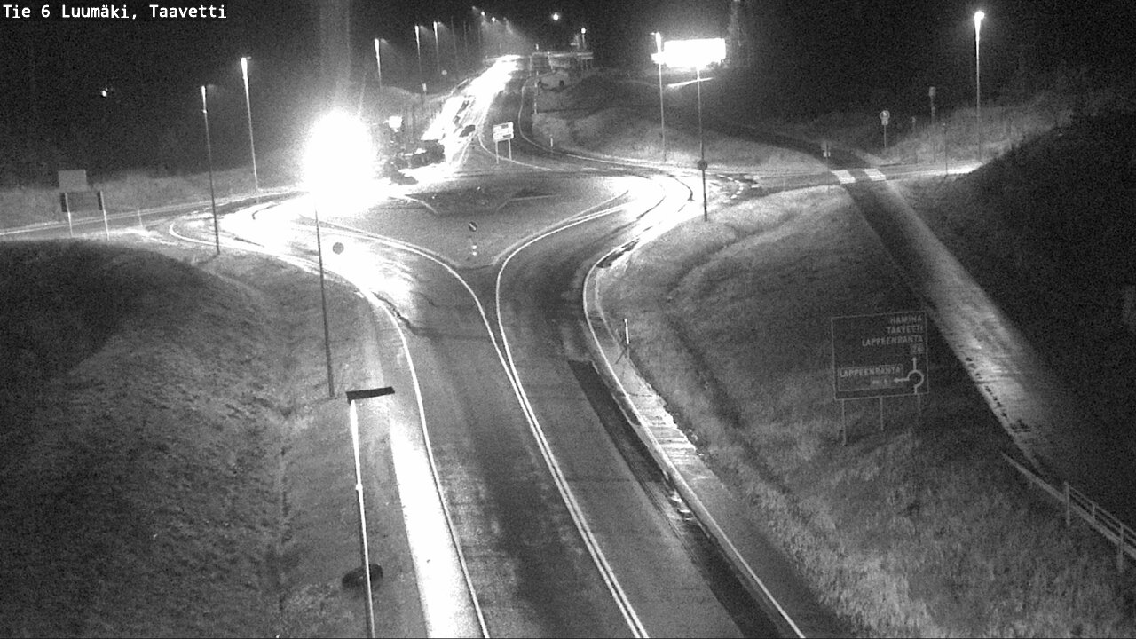 Weather Camera Image Road 6 Luumäki, Taavetti, Luumäki, Etelä-Karjala