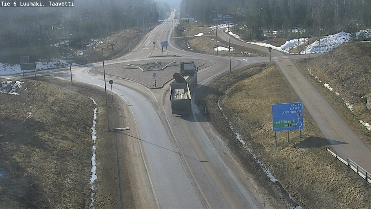 Weather Camera Image Väg 6 Luumäki, Taavetti, Luumäki, Etelä-Karjala