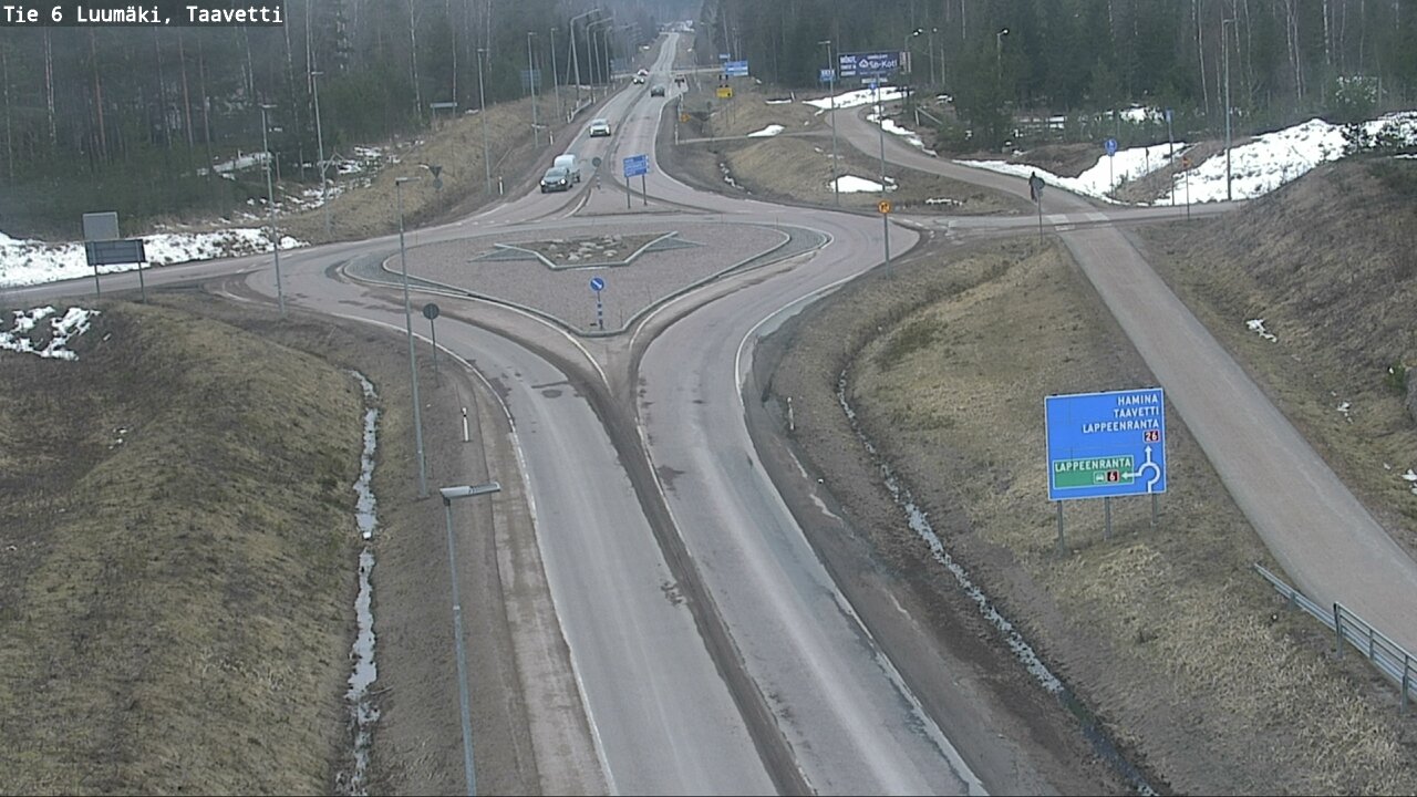 Weather Camera Image Väg 6 Luumäki, Taavetti, Luumäki, Etelä-Karjala