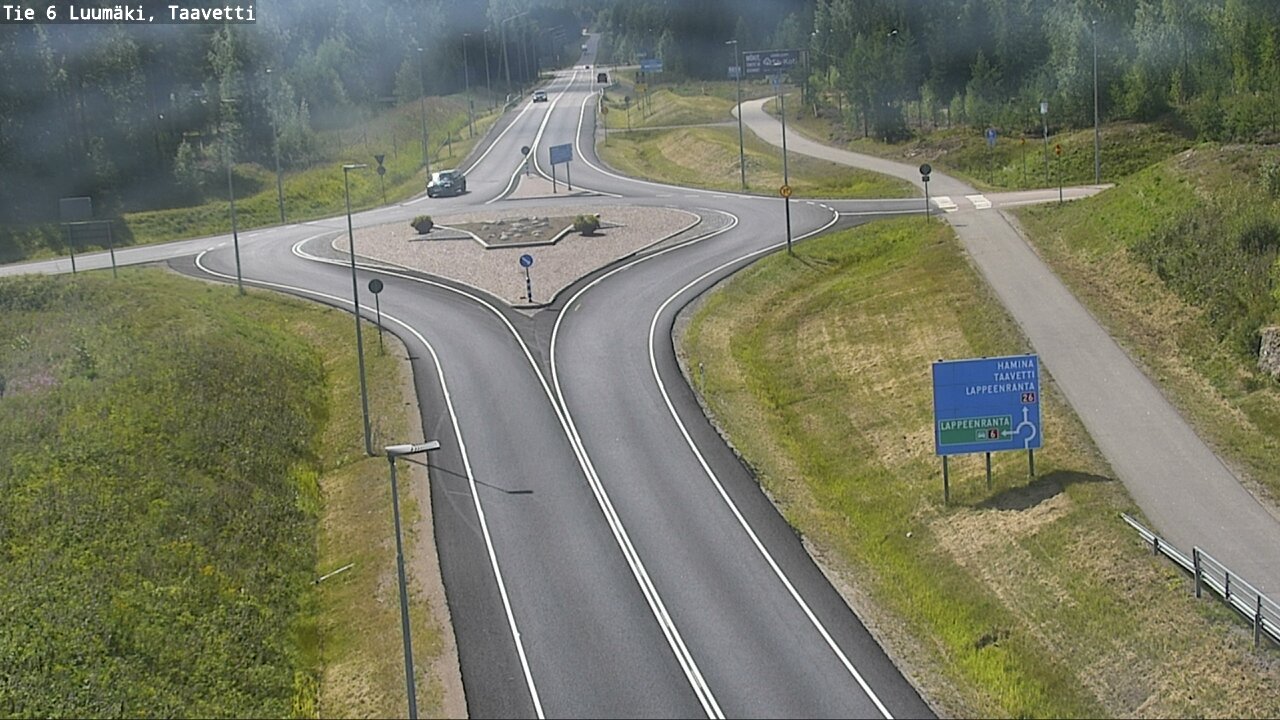 Kelikamerat Kuva Tie 6 Luumäki, Taavetti, Luumäki, Etelä-Karjala