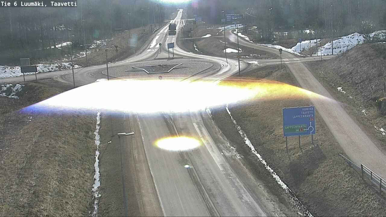 Weather Camera Image Väg 6 Luumäki, Taavetti, Luumäki, Etelä-Karjala