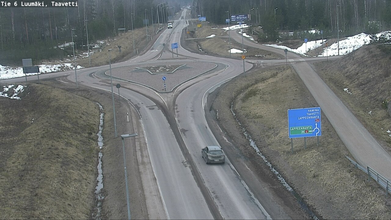 Weather Camera Image Väg 6 Luumäki, Taavetti, Luumäki, Etelä-Karjala